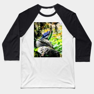 Blue Jay In My Garden Baseball T-Shirt